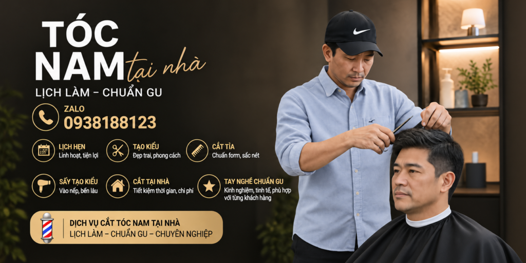 Hớt Tóc Nam Tận Nơi