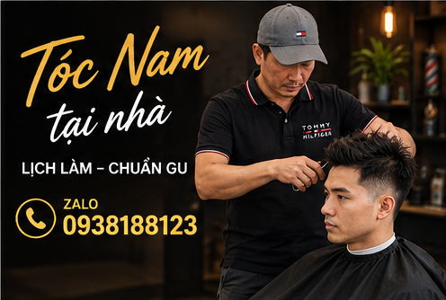 cắt tóc nam tận nhà