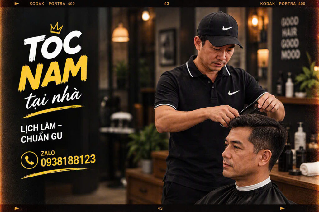 Dịch Vụ Cắt Tóc Nam Tận Nơi Tại Sài Gòn