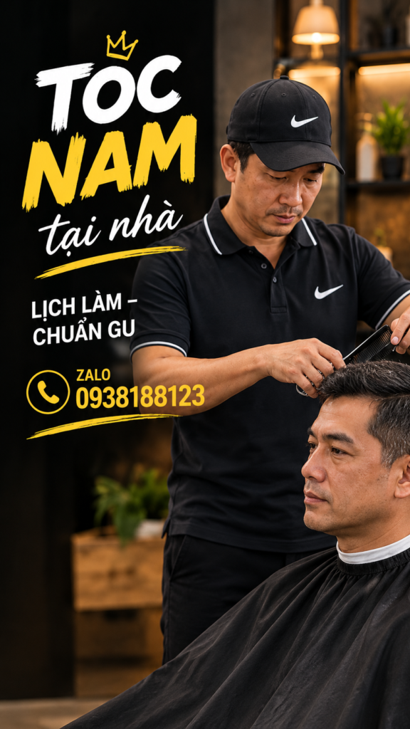 Dịch Vụ Cắt Tóc Nam Tận Nơi Tại Sài Gòn