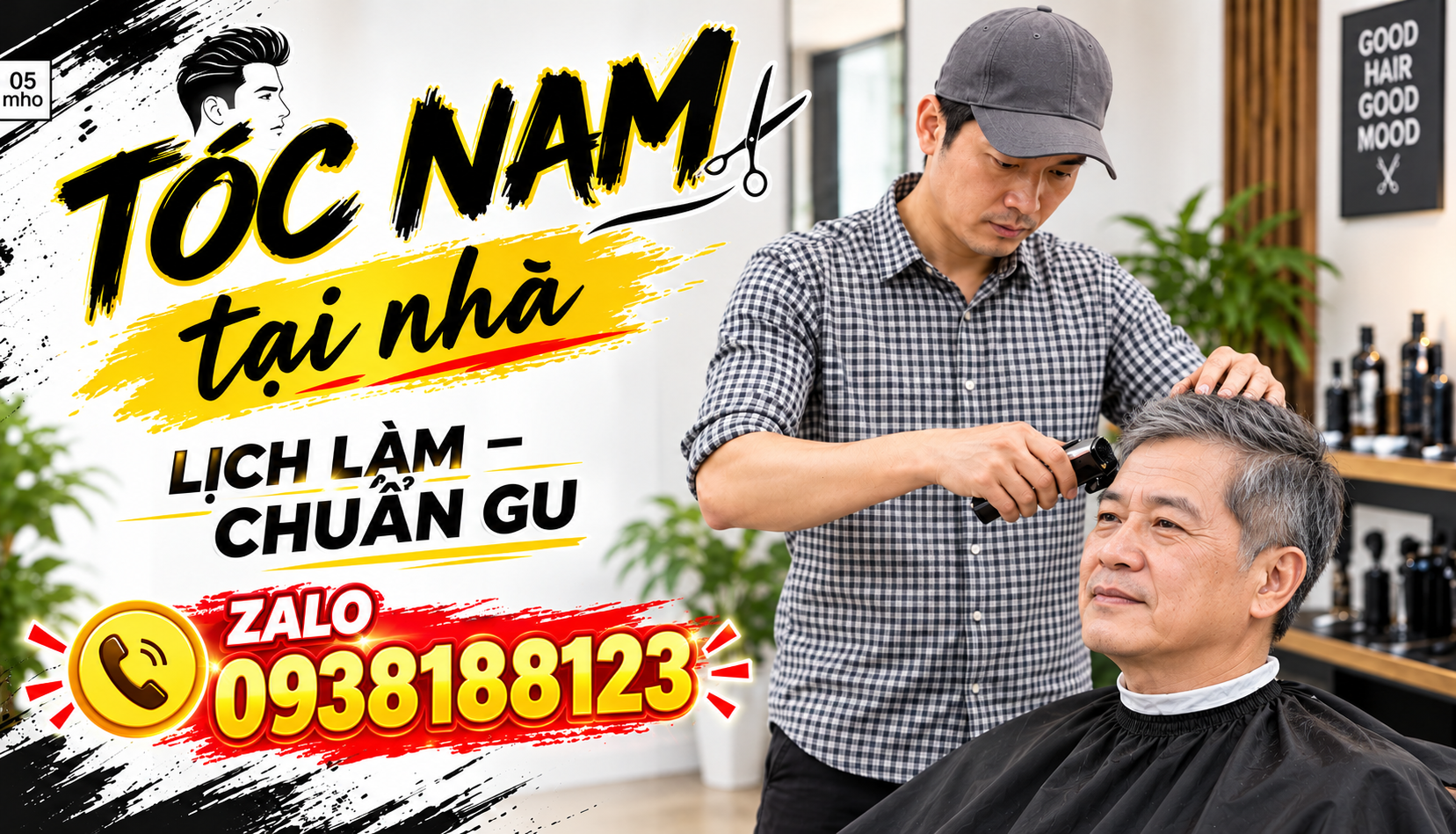 Cắt Tóc Nam Tận Nhà